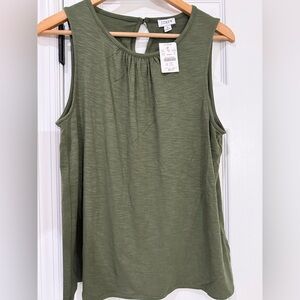 J. Crew Women's Olive Green Tank Top
